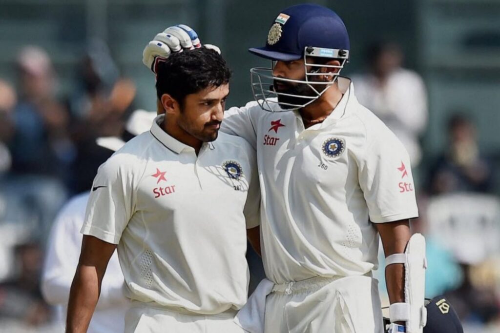 Karun nair and virat kohli